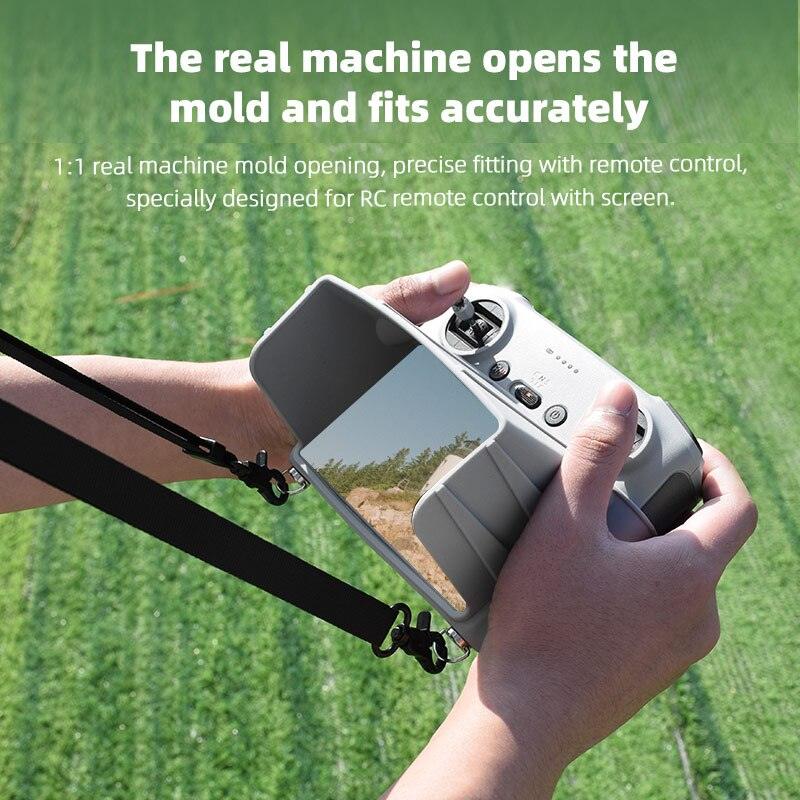 Silicone Case for DJI Mini 3 Pro/Mavic 3 Classic/AIR 2S Protective Cover Sleeve With Sun Hood Sunshade Remote Control Accessory 4 Silicone Case for DJI Mini 3 Pro/Mavic 3 Classic/AIR 2S Protective Cover Sleeve With Sun Hood Sunshade Remote Control Accessory - Image 4