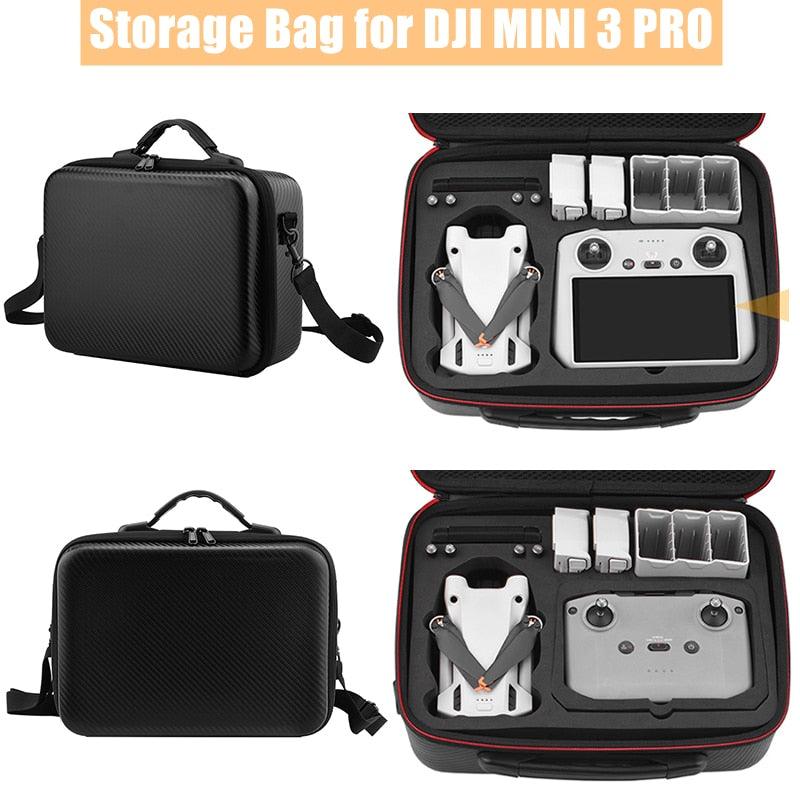 Storage Bag for DJI MINI 3 PRO - Handbag Carrying Case PU/Nylon Anti-Collision Bag Drone Accessories 2 Storage Bag for DJI MINI 3 PRO - Handbag Carrying Case PU/Nylon Anti-Collision Bag Drone Accessories - صورة Storage Bag for DJI MINI 3 PRO - Handbag Carrying Case PU/Nylon Anti-Collision Bag Drone Accessories - صورة 2
