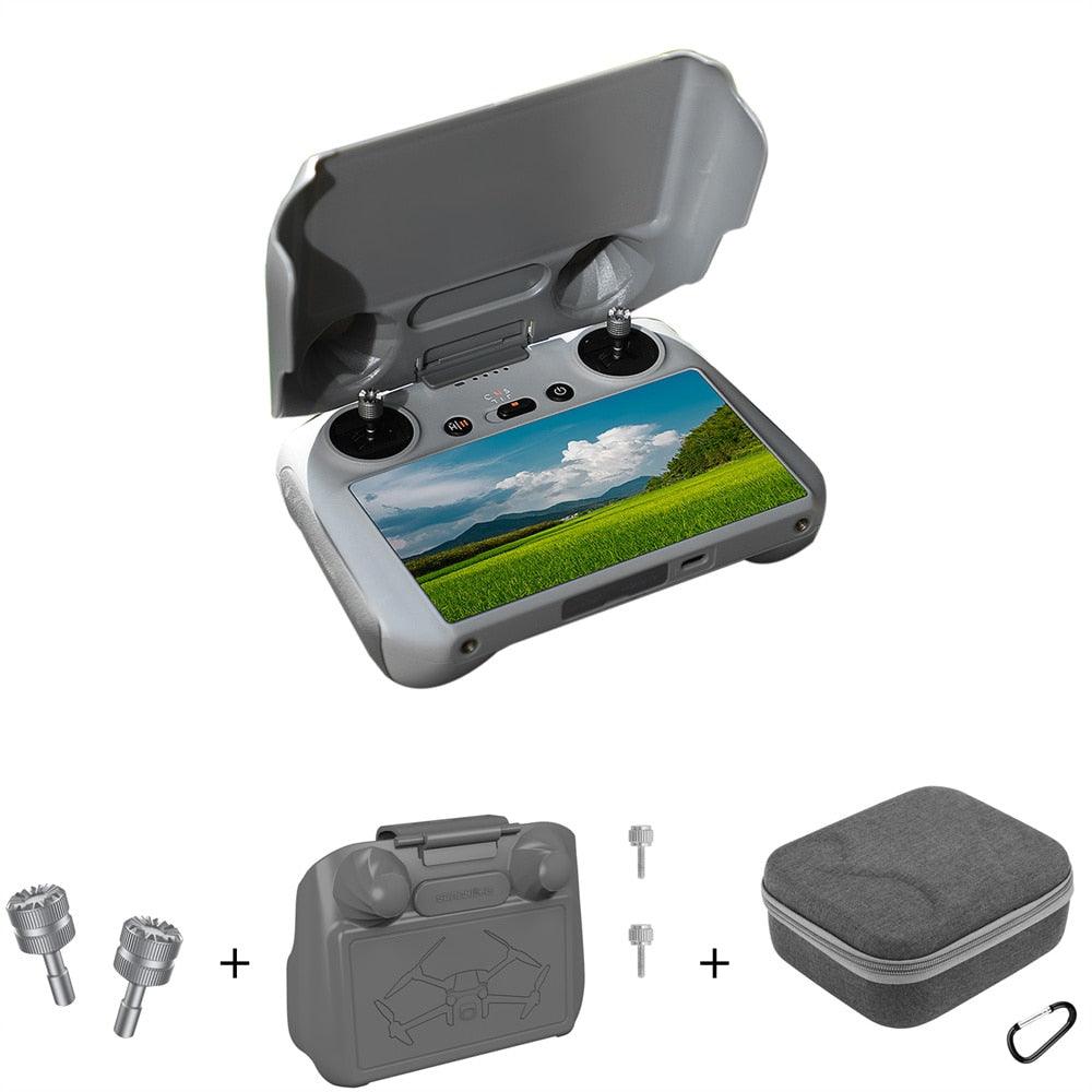 For DJI Mini 3 Pro Remote Control Sunhood 2in1 Controller Protector For DJI RC Hard Case Sun Hood Mini3 Accessories Cover Set 1 For DJI Mini 3 Pro Remote Control Sunhood 2in1 Controller Protector For DJI RC Hard Case Sun Hood Mini3 Accessories Cover Set