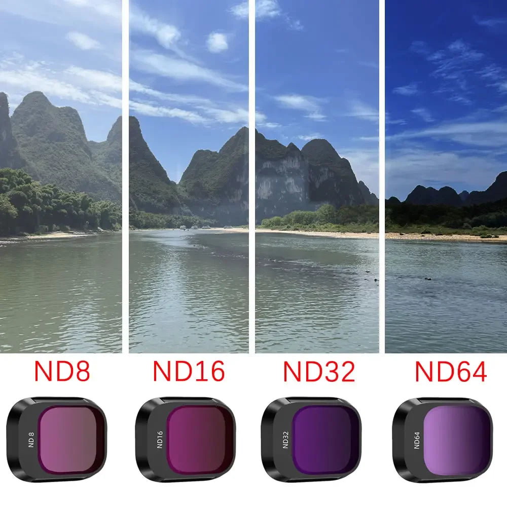 Aluminum Alloy Filter Set for DJI Mini 4 Pro Filter Camera - Optical Glass ND8/16/32/64 CPL Polarizer Nd Filters Accessoires 4 Aluminum Alloy Filter Set for DJI Mini 4 Pro Filter Camera - Optical Glass ND8/16/32/64 CPL Polarizer Nd Filters Accessoires - Image 4