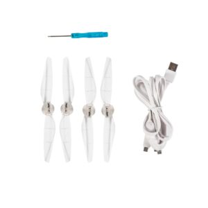 LED Light Flash Propeller - 4pcs Mini 3 Pro Rechargeable Low-Noise Quick-Release Propeller for DJI Mini 4 Pro Drone Quadcopter Accessories