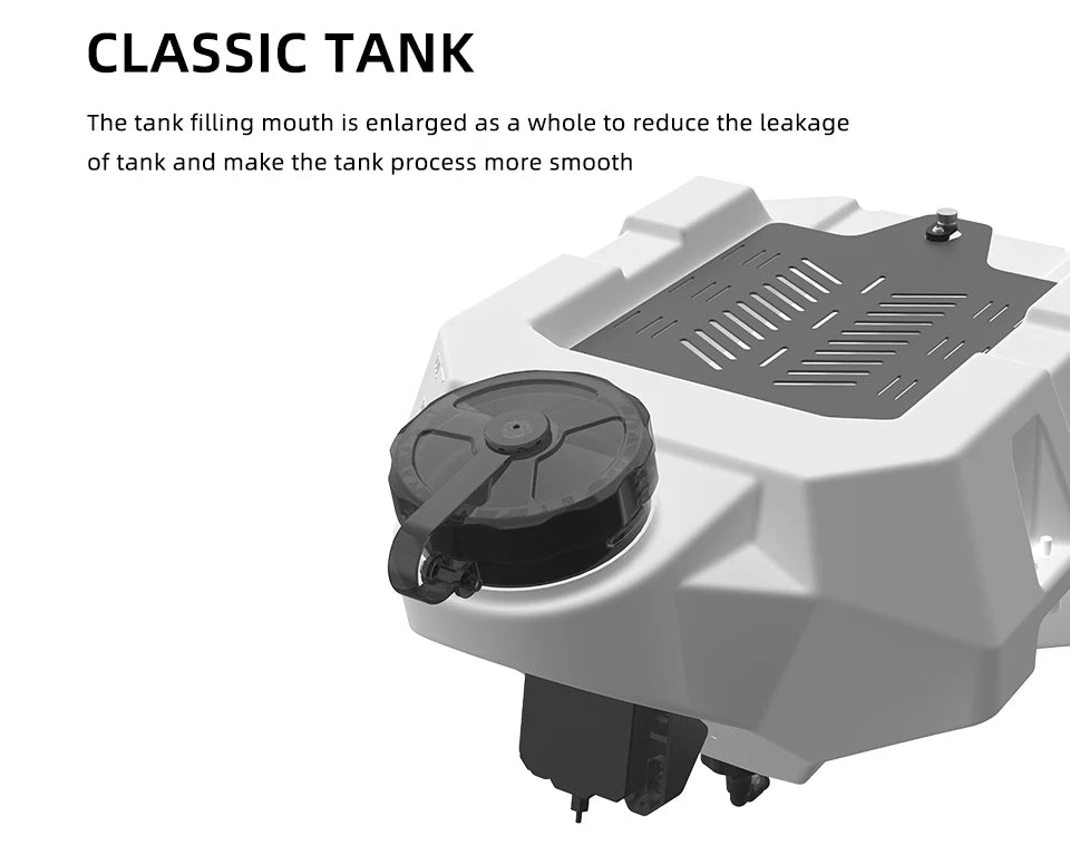 EFT E420P 20L Agriculture Drone, tank filling mouth is enlarged as a whole to reduce the leakage of tank 