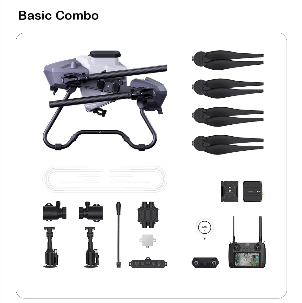 EFT Z30 30L Agriculture Drone, 2025mm 2272mm Expand Size Spraying:2435*2541*752