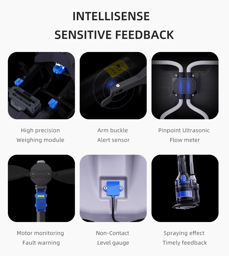 EFT Z30 30L Agriculture Drone, INTELLISENSE SENSITIVE FEEDBACK Arm buckle Arm buckle Ultra