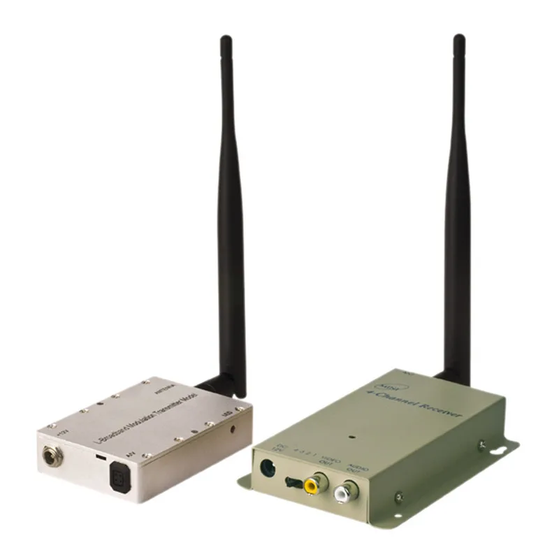 1.2G 4W 4000mW VTX - PAL/NTSC Wireless AV FPV Transmitter Receiver Combo 2-3KM for RC FPV Drone 4
