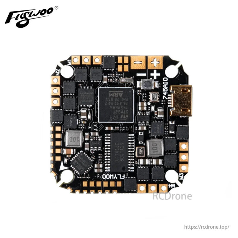 (1MB FLASH) GOKU GN 745 40A AIO BL_32 V1.2 (MPU6000 ) 25.5 X 25.5 5V/9V — изображение 3