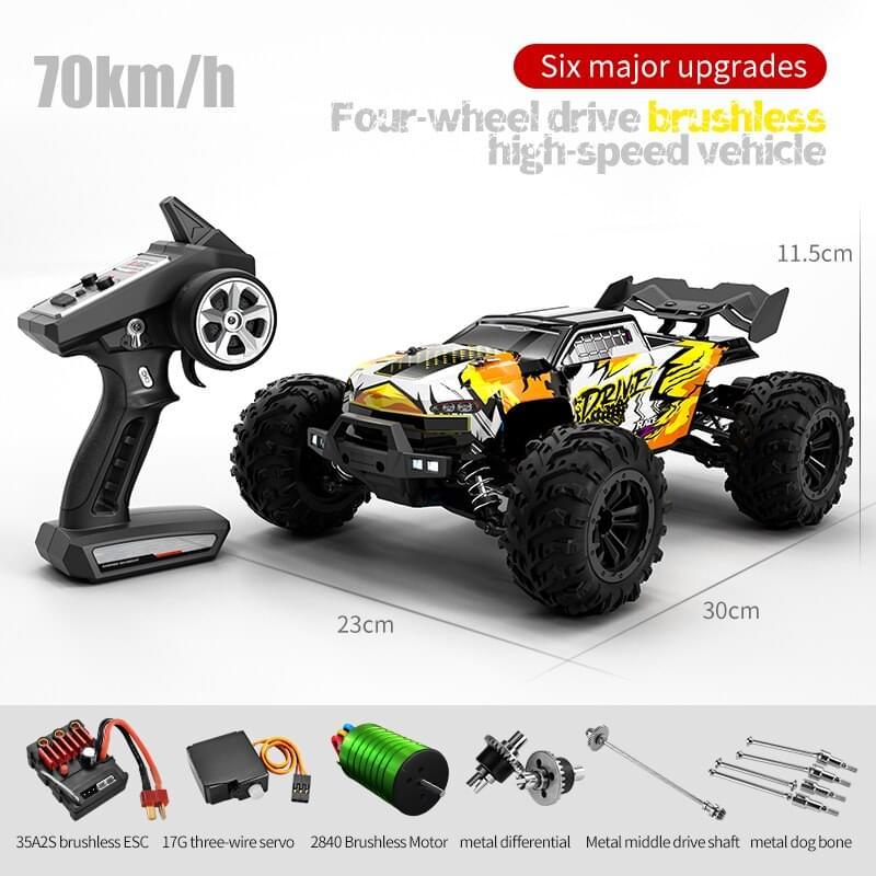 1/16 4WD 70KM/h High Speed 2.4G RC Car Brushless Motor Remote Control Racing Climbing Cars Drift Off Road Vehicle Toy for Adults 3 1/16 4WD 70KM/h High Speed 2.4G RC Car Brushless Motor Remote Control Racing Climbing Cars Drift Off Road Vehicle Toy for Adults - Image 3