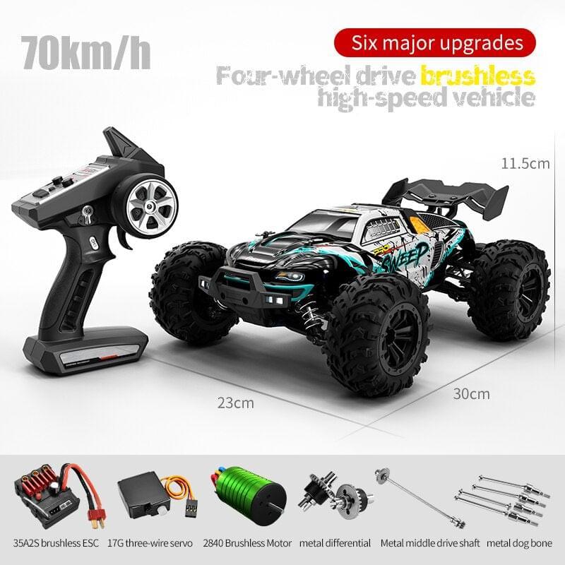 1/16 4WD 70KM/h High Speed 2.4G RC Car Brushless Motor Remote Control Racing Climbing Cars Drift Off Road Vehicle Toy for Adults 4 1/16 4WD 70KM/h High Speed 2.4G RC Car Brushless Motor Remote Control Racing Climbing Cars Drift Off Road Vehicle Toy for Adults - Image 4