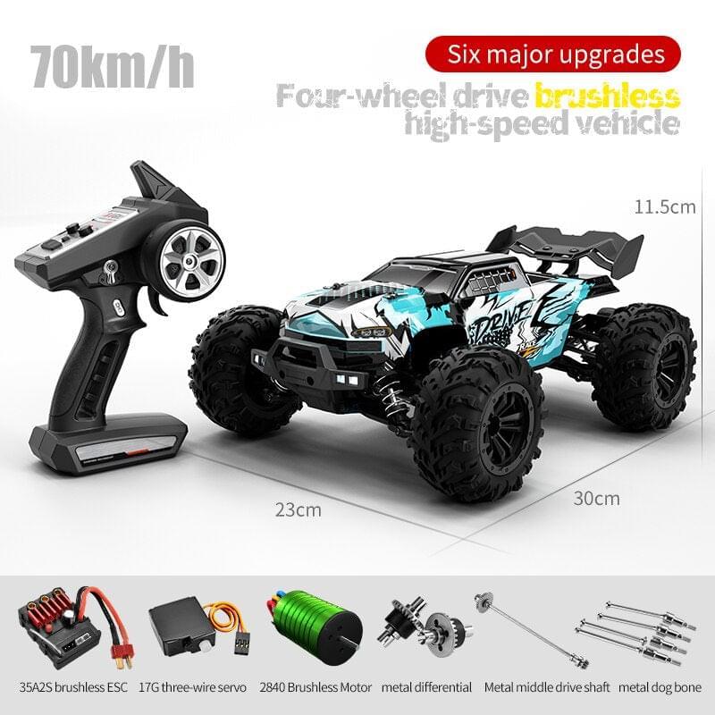 1/16 4WD 70KM/h High Speed 2.4G RC Car Brushless Motor Remote Control Racing Climbing Cars Drift Off Road Vehicle Toy for Adults 5 1/16 4WD 70KM/h High Speed 2.4G RC Car Brushless Motor Remote Control Racing Climbing Cars Drift Off Road Vehicle Toy for Adults - Image 5