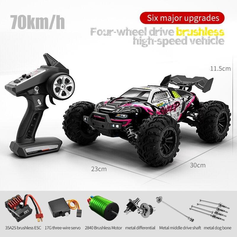 1/16 4WD 70KM/h High Speed 2.4G RC Car Brushless Motor Remote Control Racing Climbing Cars Drift Off Road Vehicle Toy for Adults 6 1/16 4WD 70KM/h High Speed 2.4G RC Car Brushless Motor Remote Control Racing Climbing Cars Drift Off Road Vehicle Toy for Adults - Image 6