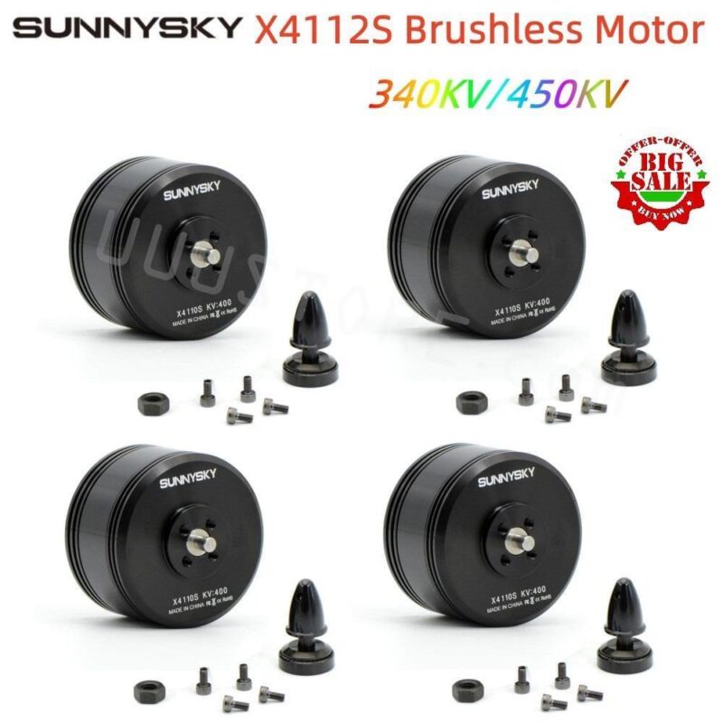 1/2/4PCS SUNNYSKY X4112S 340KV 450KV Outrunner Brushless Motor for Multi-rotor Aircraft multi-axis motor disc motor UAV Airplane - Bild 3
