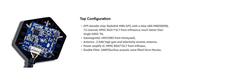 u-blox UBX-M8O3O(MB), 72-