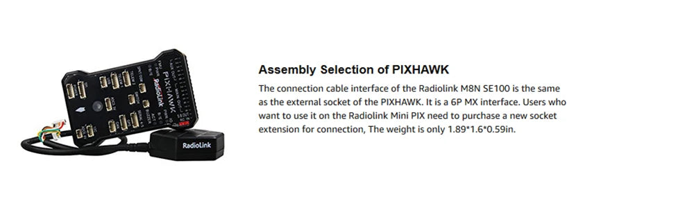 the connection cable interface of the Radiolink MBN SEIOO is the same as the external