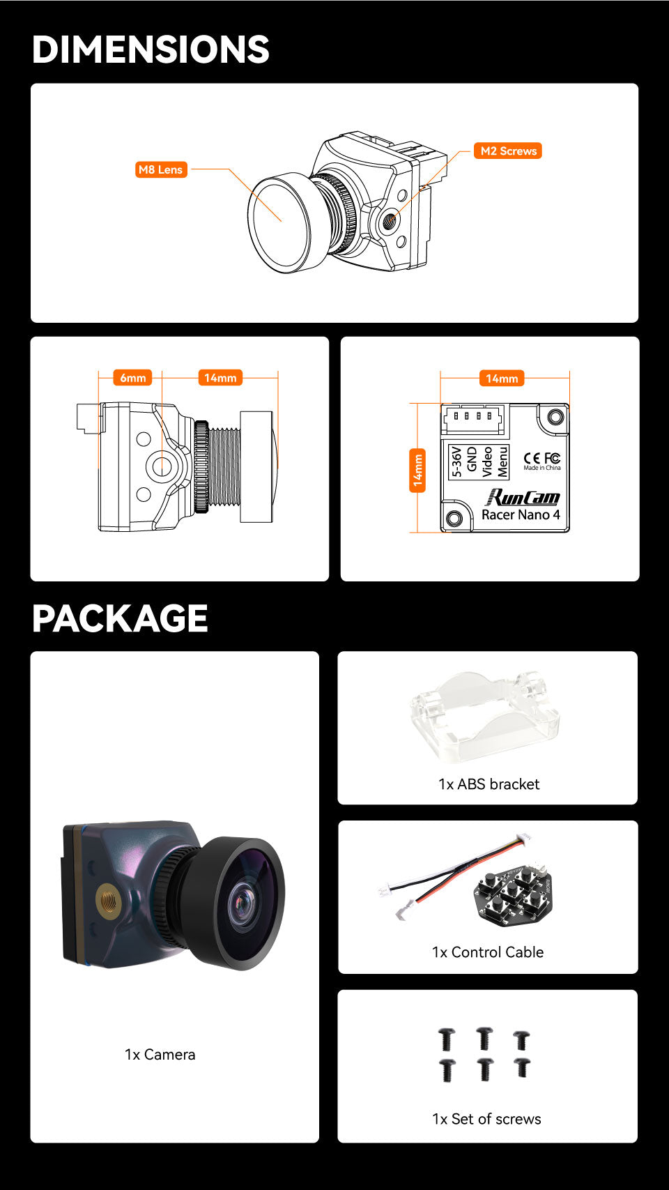 RunCam Racer Nano 4 RunCam Racer Nano 4