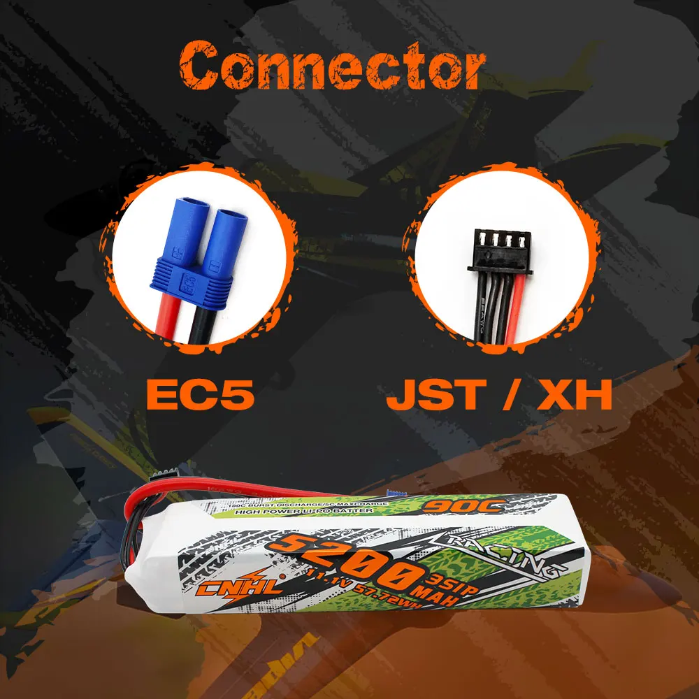 CNHL RC Lipo Battery, don't overcharge more than 4.2V and dont over discharge below 3.7V 