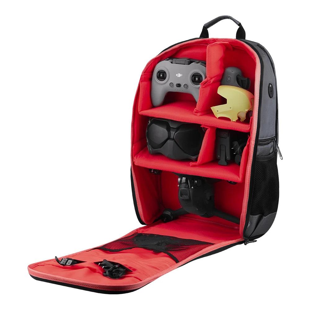 Backpack for DJI FPV Combo/Avata, inner liner can be taken out and can be turned back and forth to place .