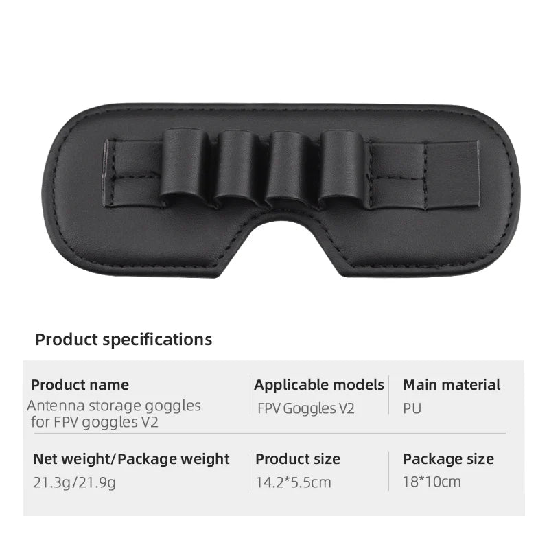PU for FPV goggles V2 Net weight/Package weight Product size
