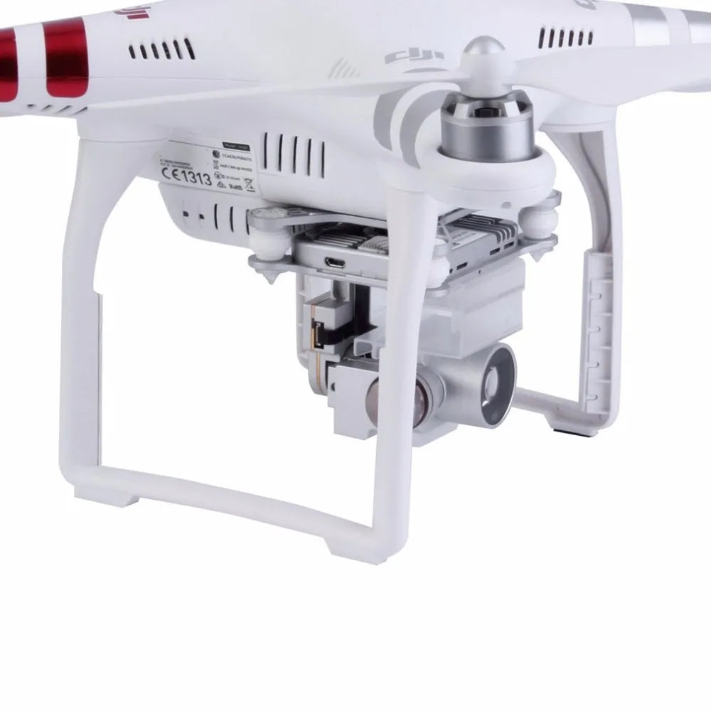 2pcs Landing Gears Skid For DJI Phantom 3, the curved design and extra ground clearance serve as a safety buffer in case you have 