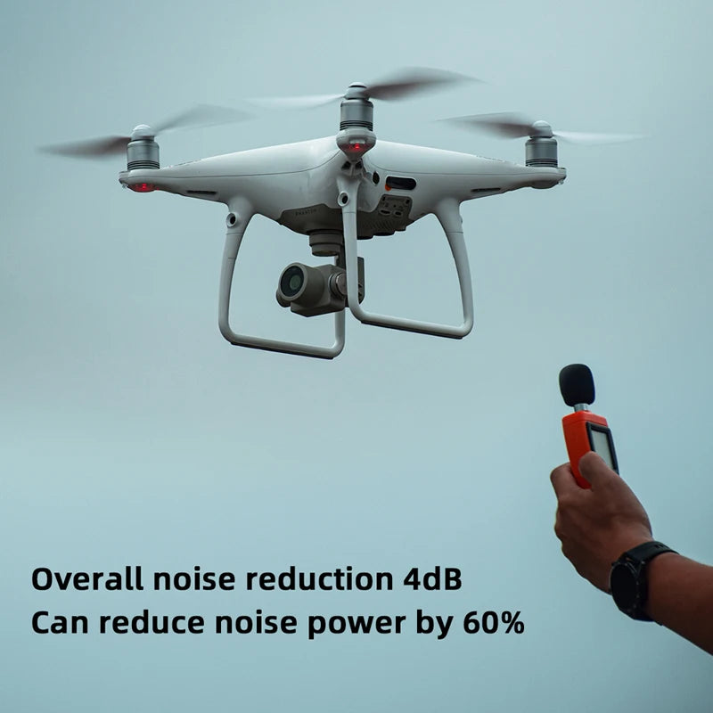 4 Stück 9455s Propeller Props Protector für Dji Phantom 4 Pro V2.0 Advanced Drone 9455 Low Noise Blade Bumper Schutzschutz 11 4 Pcs 9455s Propeller, Overall noise reduction 4dB Can reduce noise power by