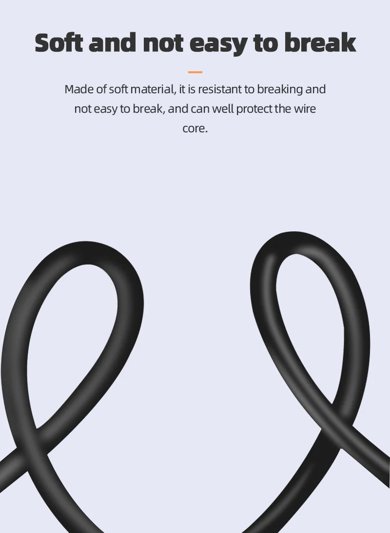 soft and not easy to break Made of soft material, it is resistant to breaking and can well