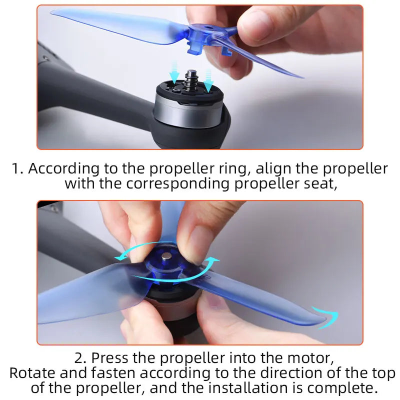 Schnellspanner 5328S Propeller für DJI FPV Combo – Requisiten, Paddelblatt, Ersatzflügel, Lüfter, Ersatzteil für DJI FPV-Drohnenzubehör 32 Quick Release 5328S Propellers for DJI FPV Combo, according to the propeller ring, align the . propeller with the corresponding propel