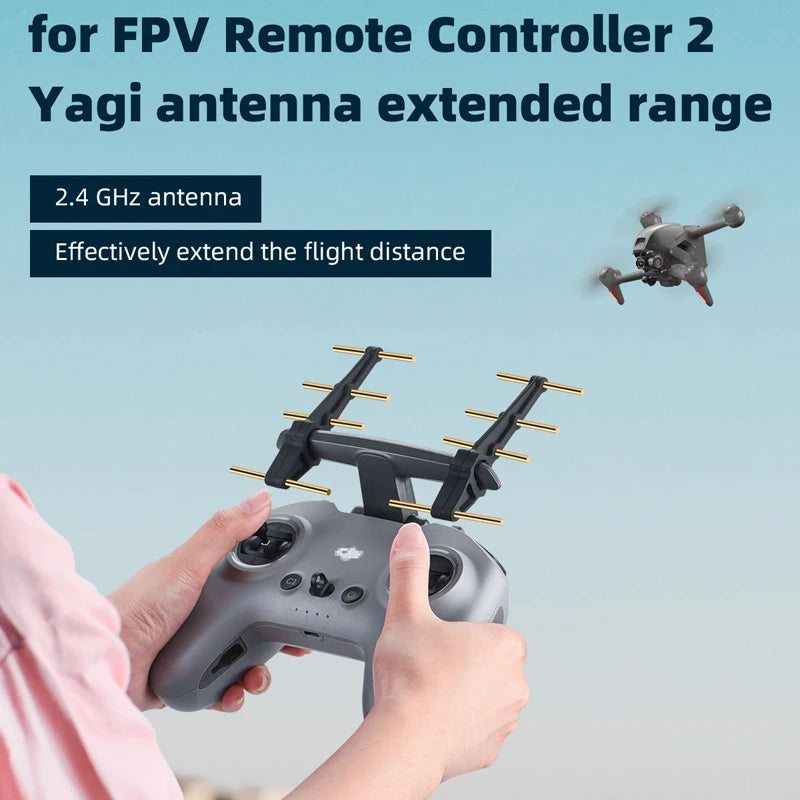 2.4Ghz Yagi Antenna, FPV Remote Controller 2 Yagi antenna extended range 2.4 GHz antenna Effectively
