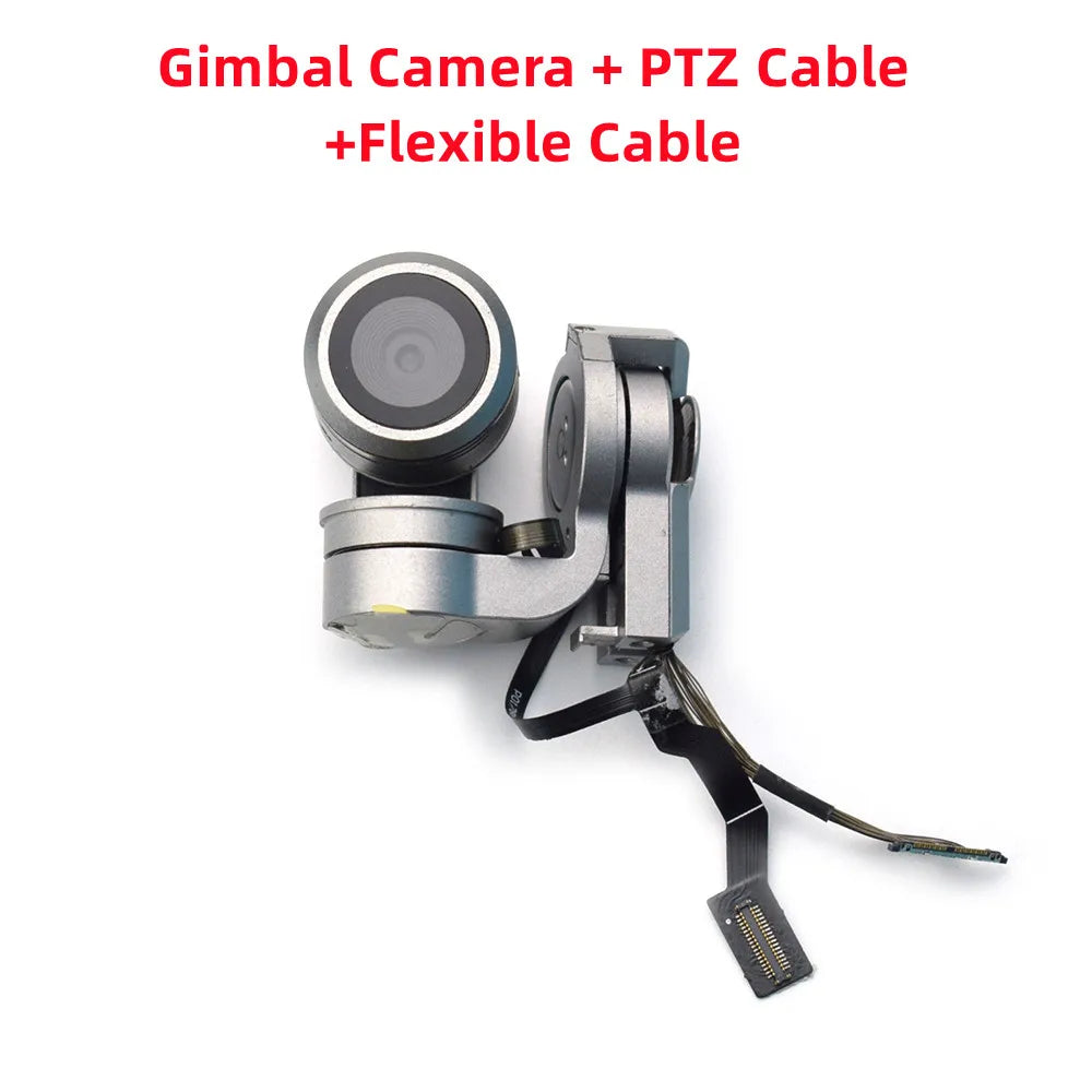 Genuine Gimbal Mainboard Arm Motor Signal/Flat Cable Camera Lens/Frame Damper Board for DJI Mavic Pro Drone Repair Parts 24 Gimbal Camera + PTZ Cable +Flexible
