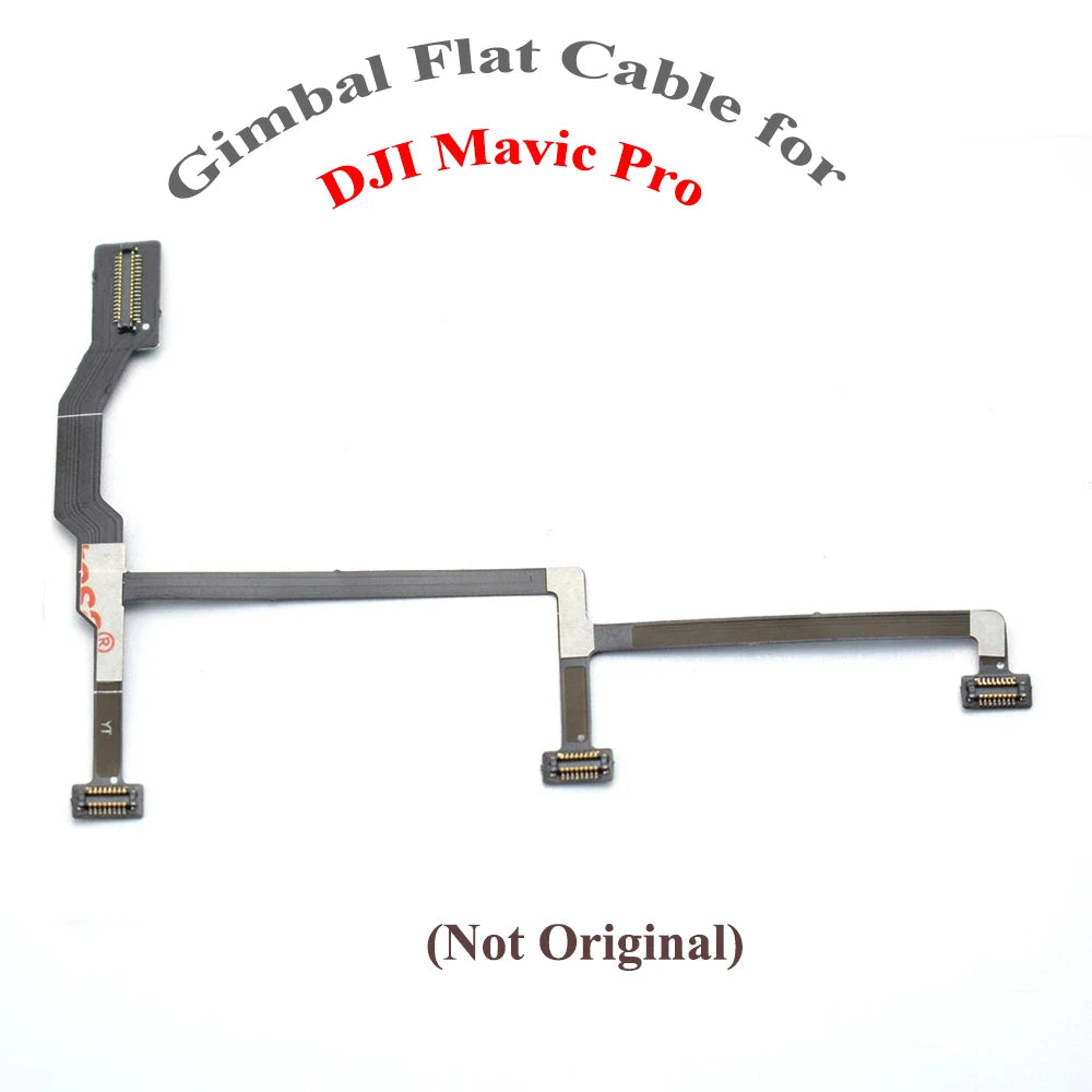 Genuine Gimbal Mainboard Arm Motor Signal/Flat Cable Camera Lens/Frame Damper Board for DJI Mavic Pro Drone Repair Parts 31 Flat Mavic (Not Original) Cable Gimbal for DJI
