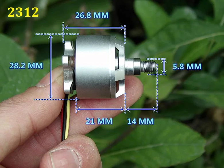 4PCS DJI (Original) Phantom Brushless Motor, 4PCS DJI Phantom Brushless Motor - 2312 2312A 2312S