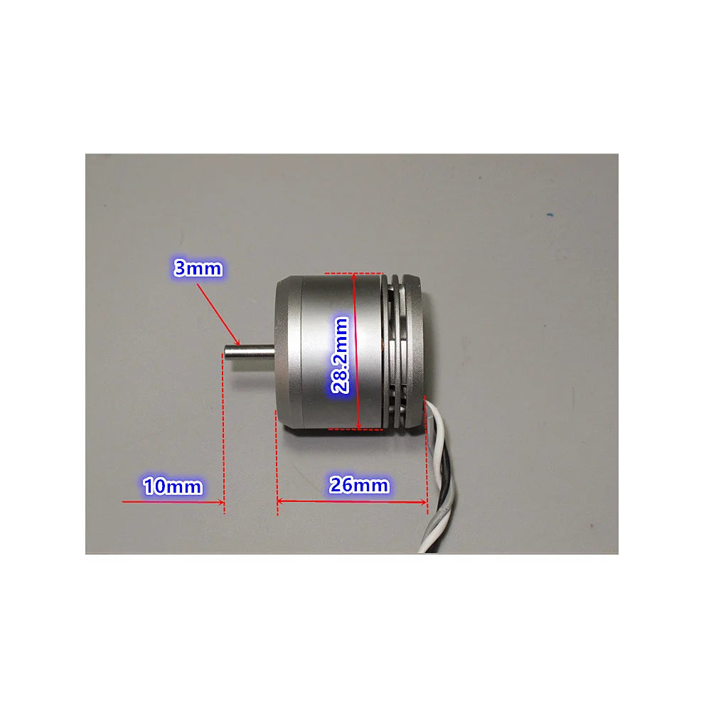 4PCS DJI (Original) Phantom Brushless Motor, only the DJI original 2312 brushless motor uses a single thick copper wire .