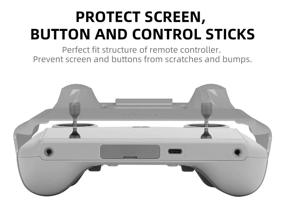 Für DJI Mini 3 Pro Fernbedienung Sonnenschutz 2in1 Controller Protector Für DJI RC Hard Case Sun Hood Mini3 Zubehör Abdeckung set 22 PROTECT SCREEN, BUTTON AND CONTROL STICKS . H