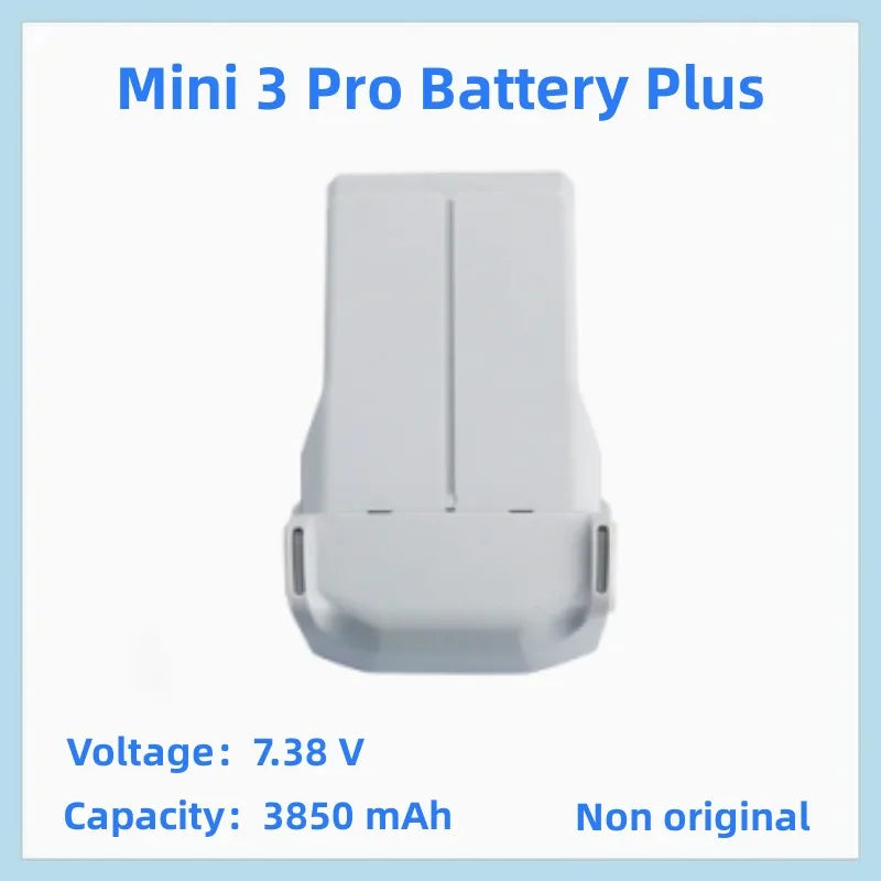 Kompatibel mit Mini 4 Pro Battery Plus Intelligent Flight Battery – 3850 mAh 7,38 V Für Mini 3/Mini 4 Pro UAV Flugzeit 45 Minuten 6 Mini 3 Pro Battery Plus Voltage: 7.38 V Capacity: 3850 mAh