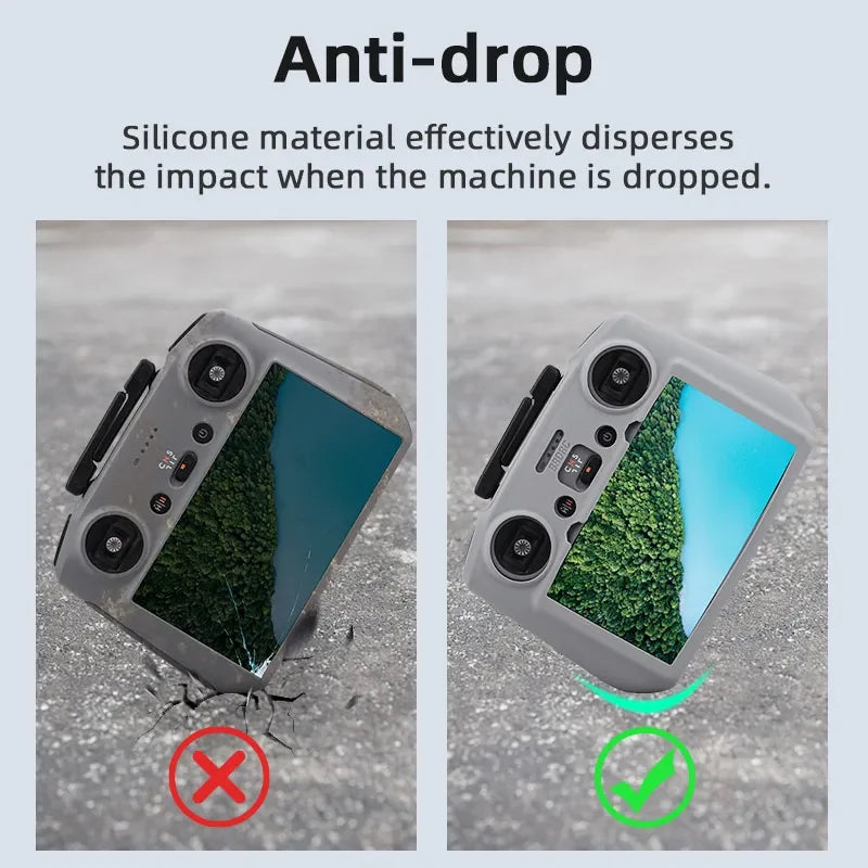 Anti-drop Silicone material effectively disperses the impact when the machine is dropped