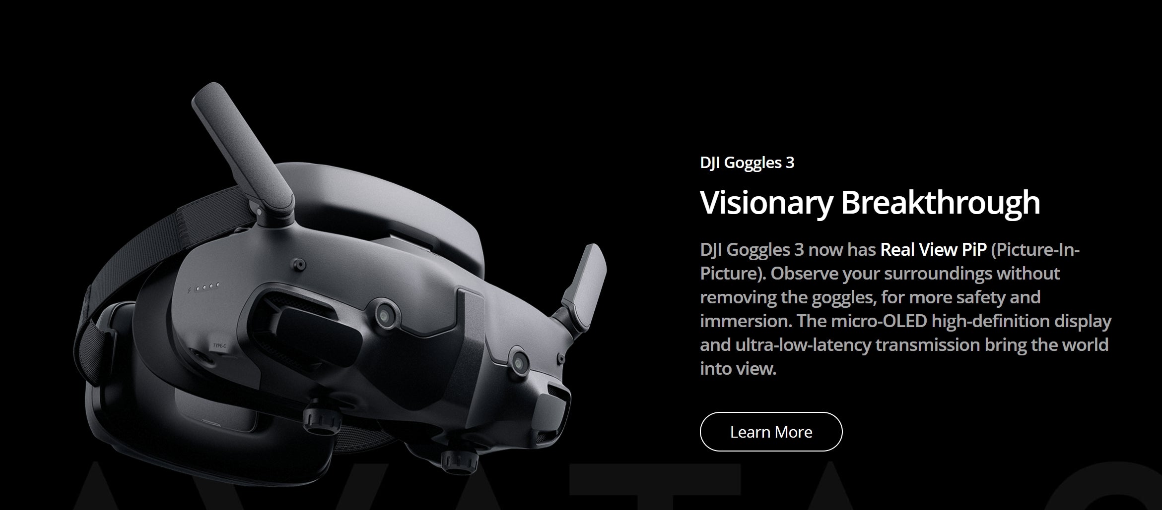 DJI Goggles 3 now has Real View PiP (Picture-In-