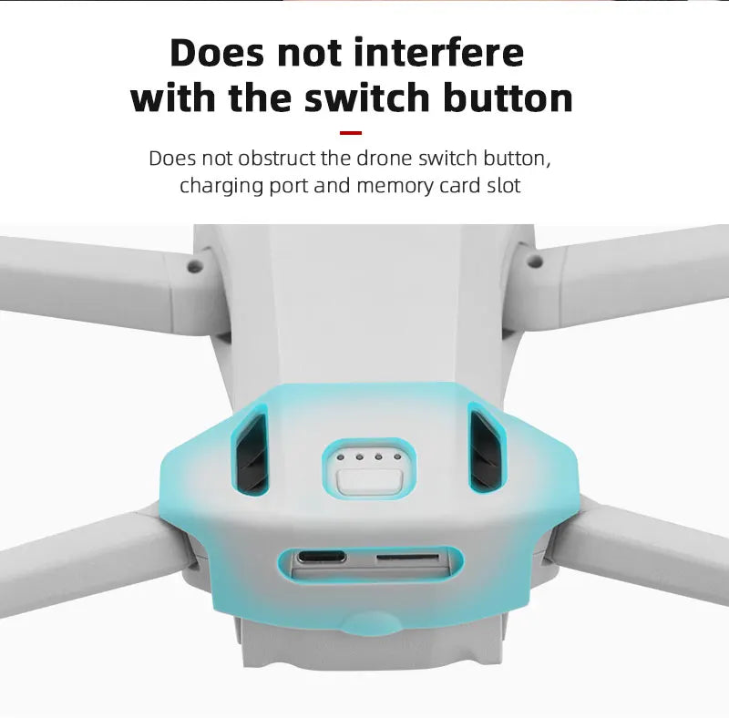 Battery Holder for DJI Mini 3 Pro, Does not obstruct the drone switch button, charging port and memory card slot .