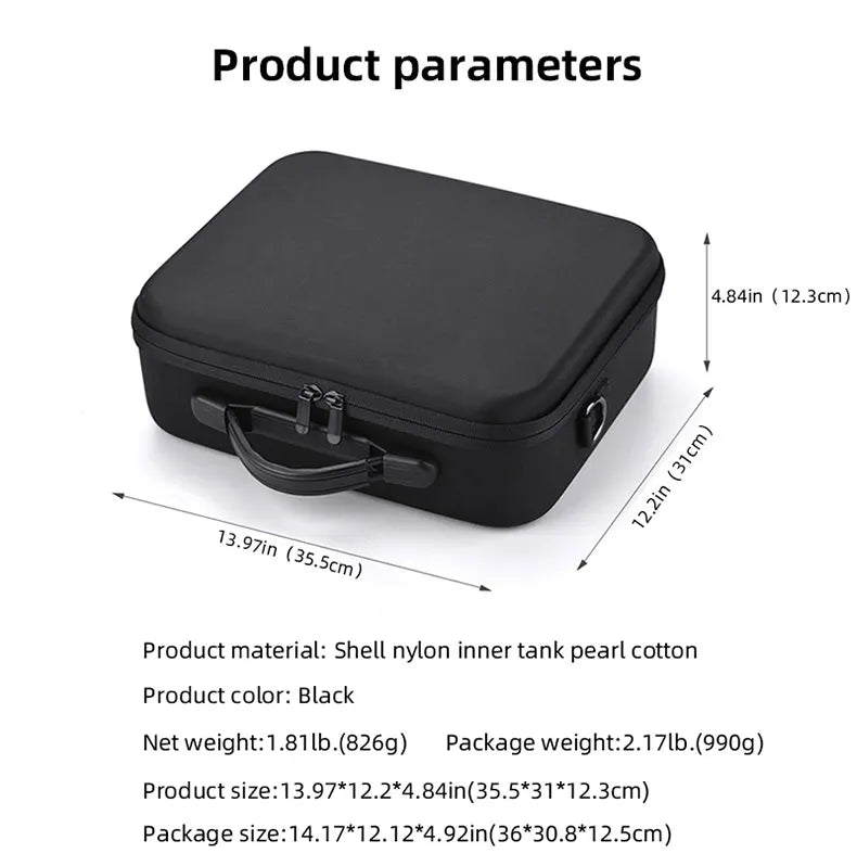 Tragbare Umhängetasche für DJI Mavic 3/3 Classic/3 Cine Smart Fernbedienung Tragetasche Lagerung Tasche Handtasche Drone Zubehör 17 Package size: 14.17*12.12*4.92in(36*30.8*12.