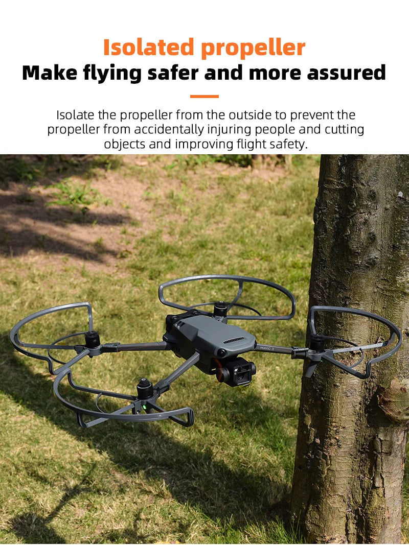 Propeller Guard, Isolated propeller Make flying safer and more assured Isolate the propeller from the