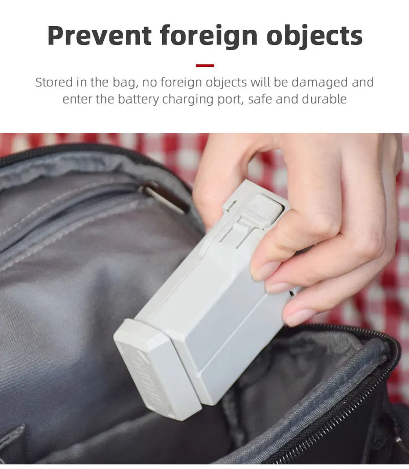 Batterie Port Schutz Abdeckung Kappe für DJI MINI 3 PRO Drone Körper Lade Port Staub Beweis Stecker für MINI 3 Zubehör 21 the no foreign objects will be damaged and enter the battery charging port, safe and durable bag