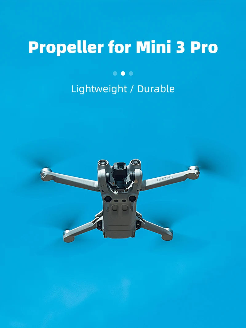 Propeller für DJI MINI 3 PRO Drohne – 6030 Requisiten, Klingenersatz, leichte Flügelventilatoren, Ersatzteile für MINI 3 Zubehör 7 Propeller for DJI MINI 3 PRO Drone, Propeller for Mini 3 Pro Lightweight Durable MINI S