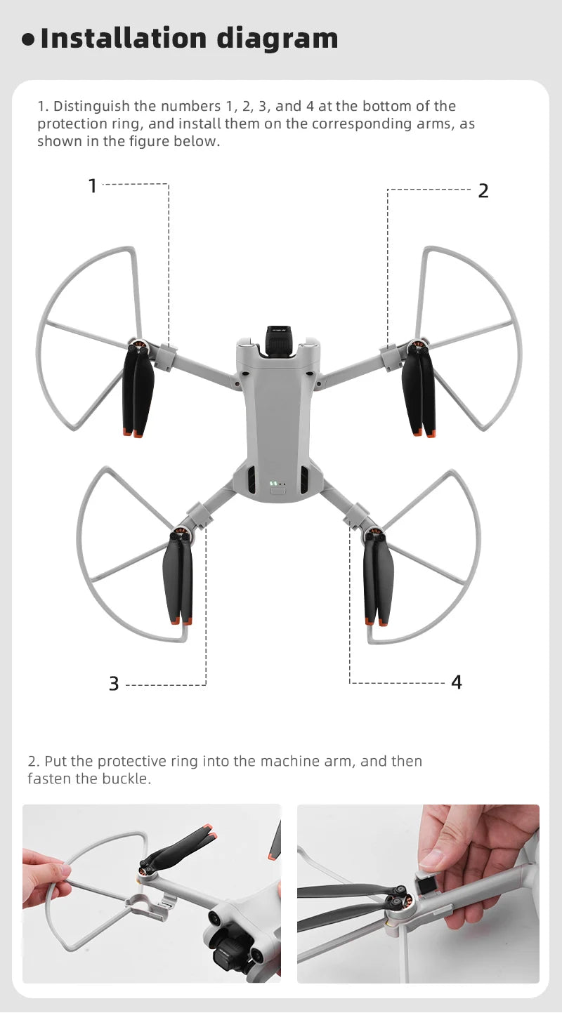 Propeller Guard for DJI Mini 3 Pro Drone, Propeller Guard for DJI Mini 3 Pro