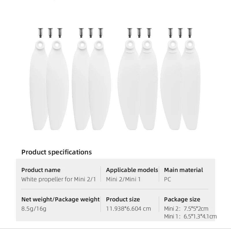 8.5g/16g 11.938*6.604 cm Mini 2: 7.5*5