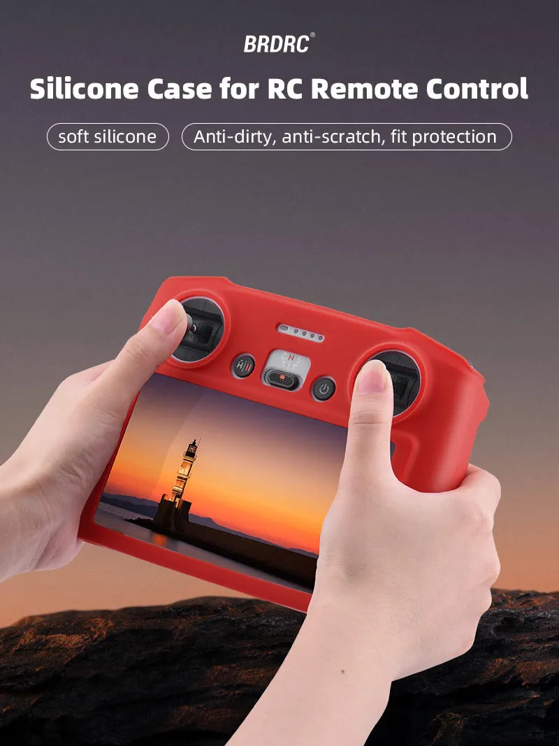 BRDRC Silicone Case for RC Remote Control soft silicone Anti-dirty,