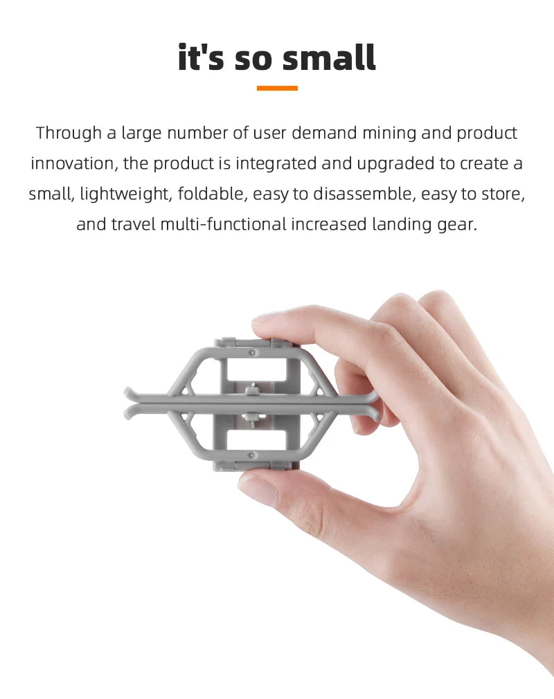 Landing Gear for DJI Mavic MINI 1/2/SE Quick Release Height Extended Bracket Stand Feet Leg Support Drone Accessories 14 Landing Gear, it's s0 small through & large number of user demand mining and product innovation