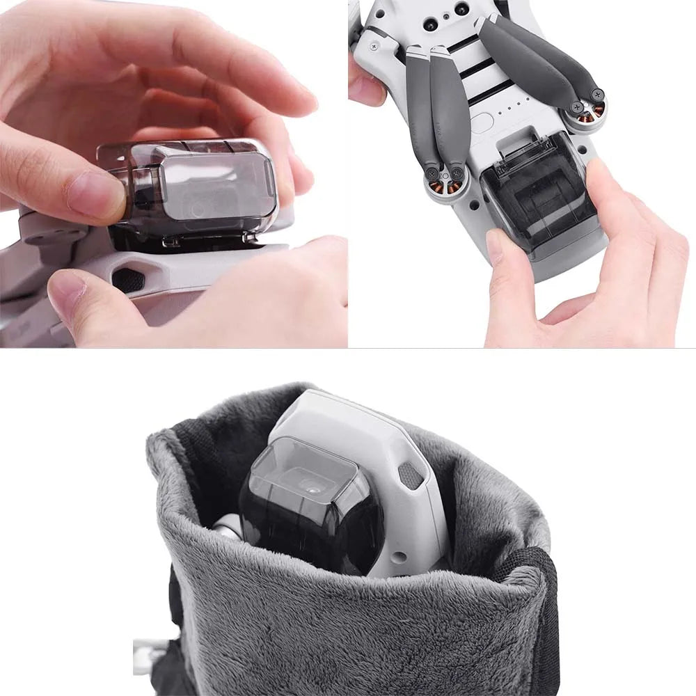 gimbal camera is made of superior hard PC material, durable to use . features