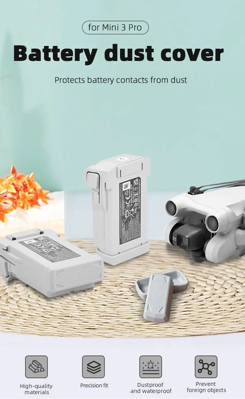 for Mini 3 Pro Battery dust cover Protects battery contacts from dust 3 9 2 High-quality