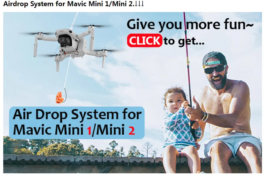 Telefon Tablet Halterung Für DJI Mavic mini 1/2/SE/Pro/Air/Spark/Mavic 2/AIR 2/Air2S Controller Clip Montieren Telefon Halter Zubehör 8 Airdrop System for Mavic Mini 1/Mini 2.44L Give you more fun