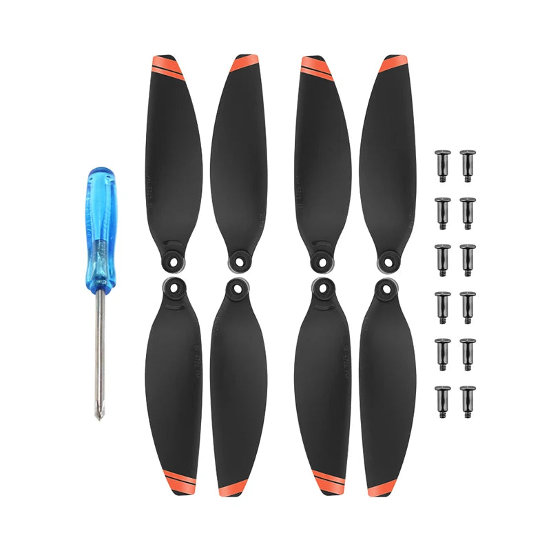 4/8pcs 4726 Propeller, Black Silver, Black Gold, White Red, White Blue, White Yellow