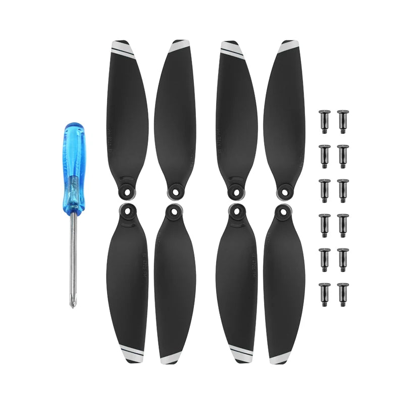 4/8pcs 4726 Propeller, Black Silver, Black Gold, White Red, White Blue, White Yellow