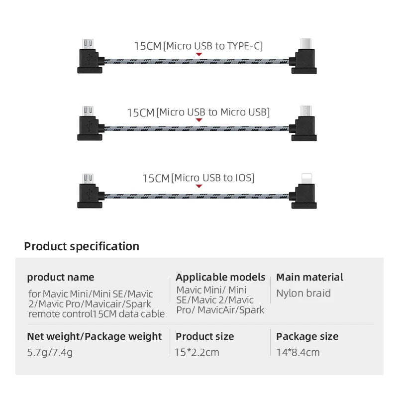 Product name Applicable models Main material for Mavic Mini/ Mini SE/Mavic