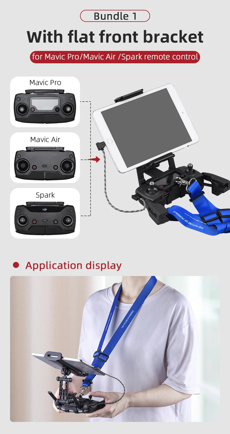 Bundle 1 With flat front bracket for Mavic Pro/Mavic Air /